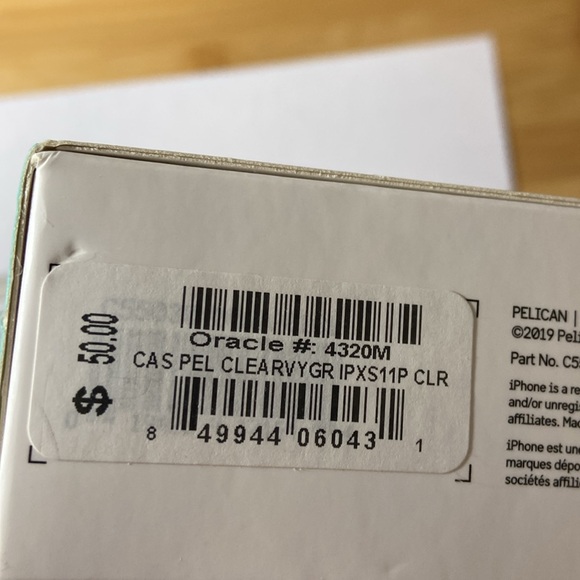 PELICAN iPhone 11 Pro/ Xs /X CLear case with clip - Picture 11 of 11